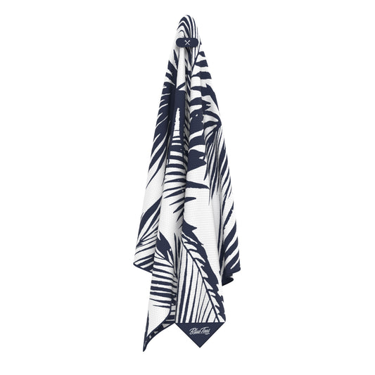 Blue Tees Magnetic Standard Towel Palm Navy