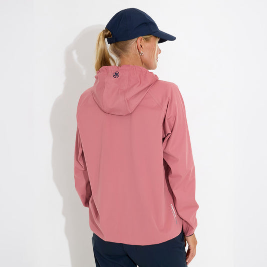 Abacus Lds Bounce Waterproof Hoodie Dusty Pink