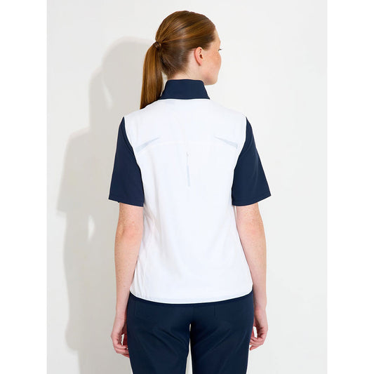 Abacus Lds Lanark Stretch Windshirt White Navy