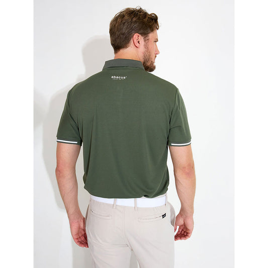 Abacus Mens Pikewood Polo Forest Green