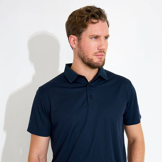 Abacus Mens Cray Drycool Polo Navy