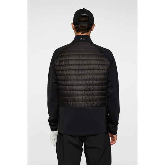 J.Lindeberg Hayden Quilt Hybrid Jacket Black