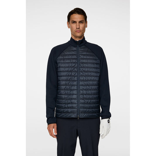 J.Lindeberg Hayden Quilt Hybrid Jacket Navy