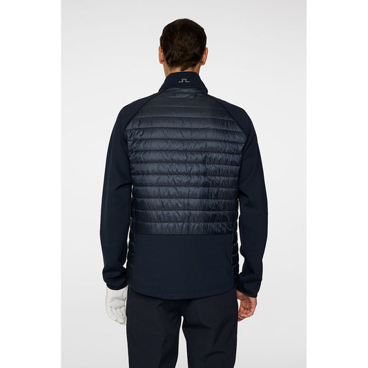 J.Lindeberg Hayden Quilt Hybrid Jacket Navy