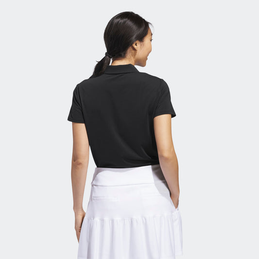 Adidas W Ultimate365 Solid Short Sleeve Piké Dam Svart