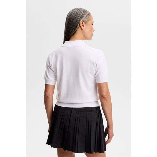 J.Lindeberg Blake SS Knit Polo White
