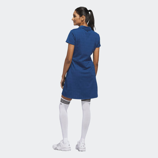 Adidas Womens Ultimate365+ Jacquard Dress Blue