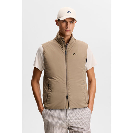 J.Lindeberg Timor Hybrid Vest Brindle