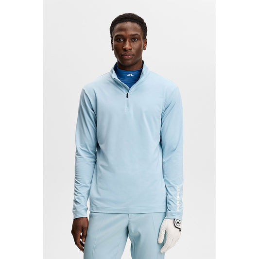 J.Lindeberg Tour Tech Mid Layer Forget Me Not Lightblue