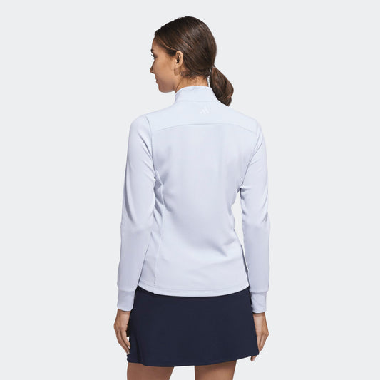 Adidas W Performance Texture Full Zip Jacket Lightblue