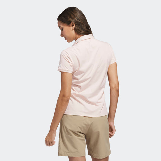 Adidas W Ultimate365 Tour Twistknit Polo Shirt Pink
