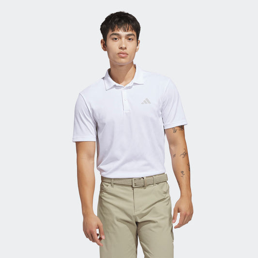 Adidas Piké Ultimate365 Jaquard Polo Shirt White