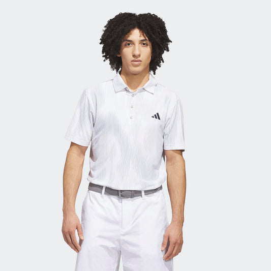 Adidas Piké Tour Cool Feel Print Polo Shirt White Green