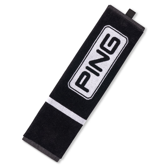 PING Towel Trifold Black White