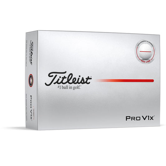Titleist Pro V1x AIM Performance Red Line