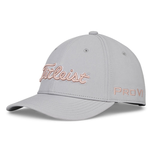Titleist Junior Tour Performance Cap Grey Pink