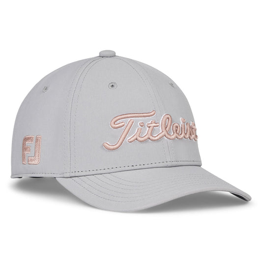 Titleist Junior Tour Performance Cap Grey Pink