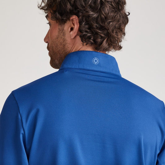 Ping Faron Jacquard Midlayer Blå