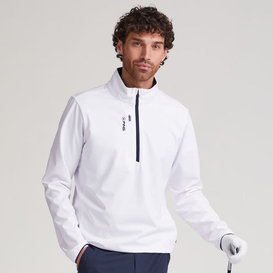 Ping Vigo Windproof Half Zip Jacket - Vit