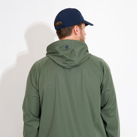 Abacus Mens Bounce Waterproof Hoodie Forest Green