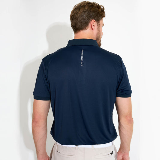Abacus Mens Hammel Polo Navy