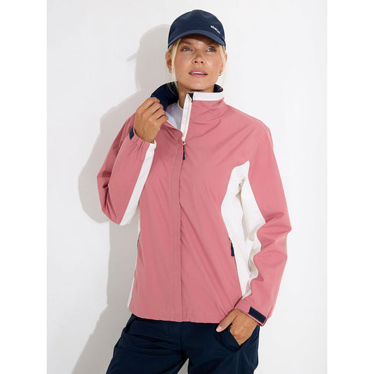 Abacus Lds Links Stretch Rainjacket Dusty Pink