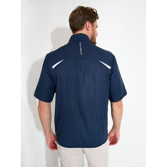 Abacus Mens Lanark Stretch Windshirt Navy