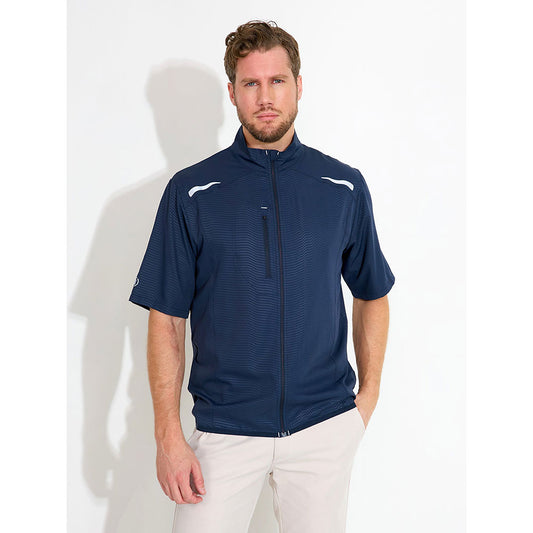 Abacus Mens Lanark Stretch Windshirt Navy