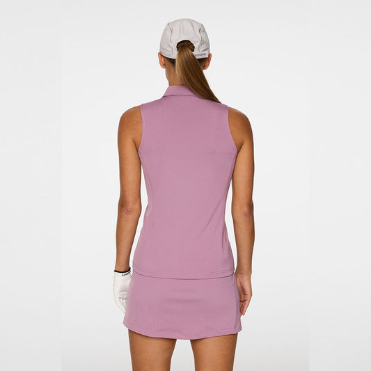 J.Lindeberg Dena Sleeveless Polo Very Grape