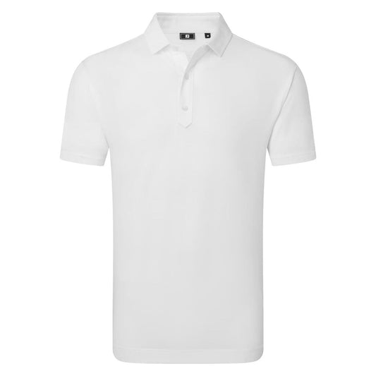 FootJoy Lisle Solid Piké Vit
