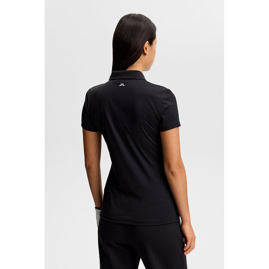 J.Lindeberg Tour Tech Polo Svart Dam