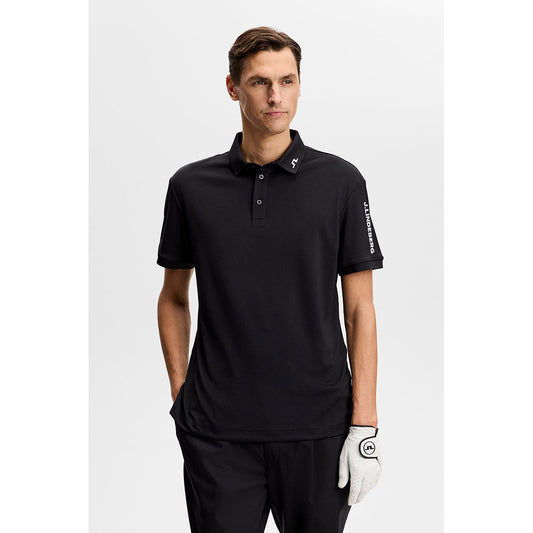 J.Lindeberg Tour Tech Polo Black