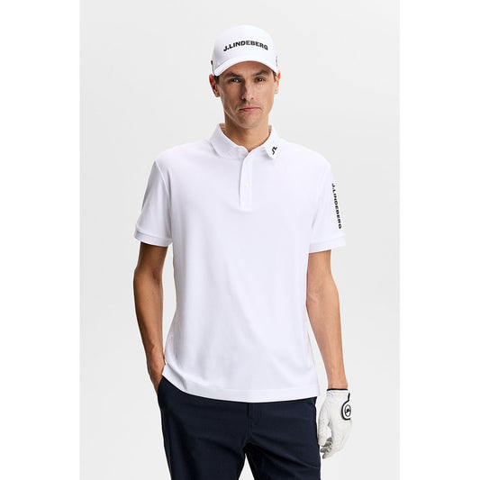 J.Lindeberg Tour Tech Polo White