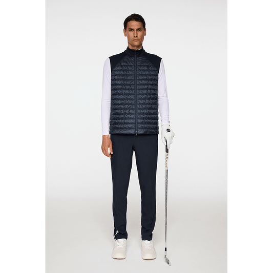 J.Lindeberg Hayden Quilt Hybrid Vest Navy