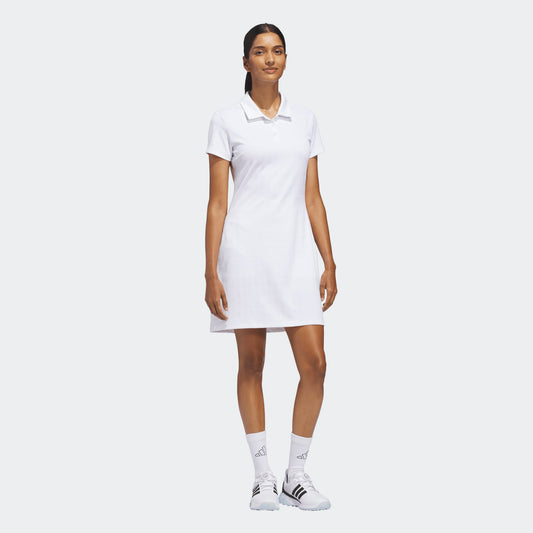 Adidas Womens Ultimate365+ Jacquard Dress White