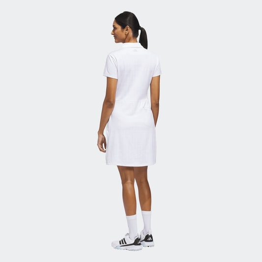 Adidas Womens Ultimate365+ Jacquard Dress White