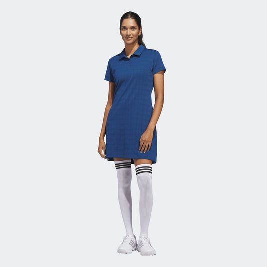 Adidas Womens Ultimate365+ Jacquard Dress Blue