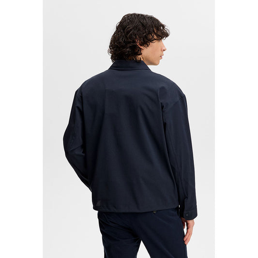 J.Lindeberg Dex Coach Overshirt Navy