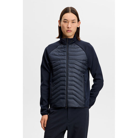 J.Lindeberg Heyden Quilt Hybrid Jacket Navy
