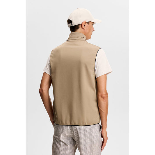 J.Lindeberg Timor Hybrid Vest Brindle