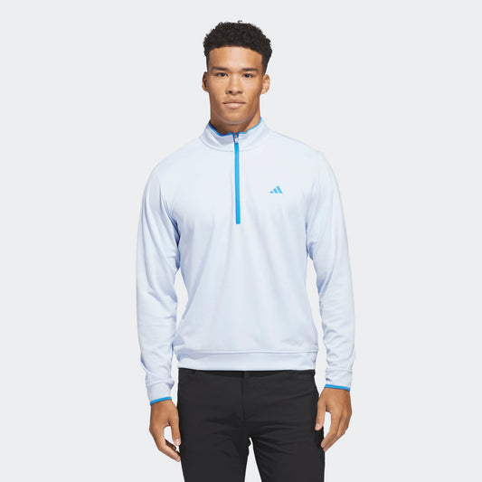 Adidas UPF Lightweight Quarter-Zip Tröja Ljusblå