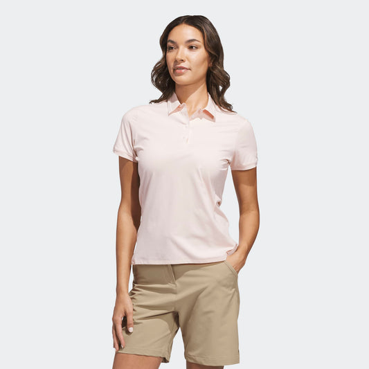 Adidas W Ultimate365 Tour Twistknit Polo Shirt Pink