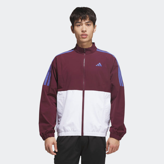 Adidas Beyond the Course Twistweave Full-Zip Windbreaker
