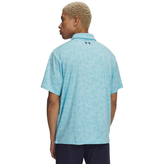 Under Armour Playoff 3.0 Printed Polo Blue Haze