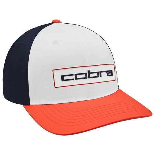 Cobra Tour Tech Cap Strong Red White Deep Navy