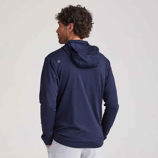 Ping Haldon Hooded Fleece - Marinblå