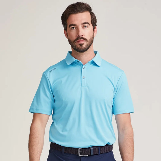 Ping Lindum Polo Shirt - Sky Blue