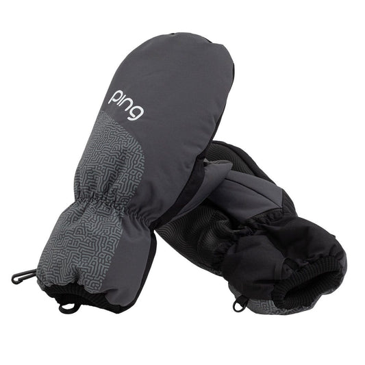 PING Golf Mittens Dam - Black Grey