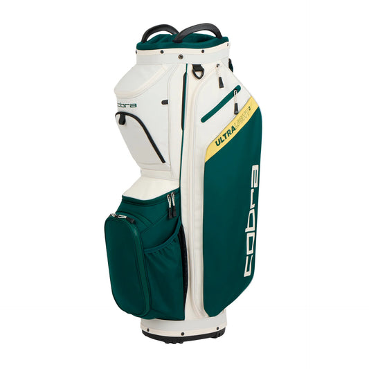 Cobra Ultralight 2 Cart Bag Sugared Almond-Dark Mrytle-Sunny Yellow