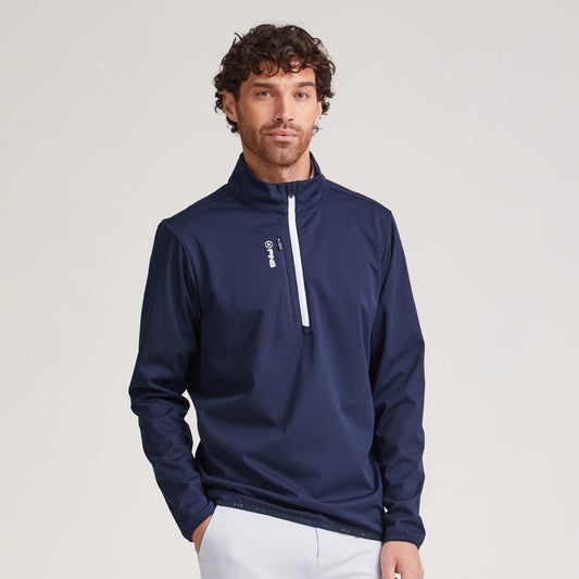 Ping Vigo Windproof Half Zip Jacket - Marinblå